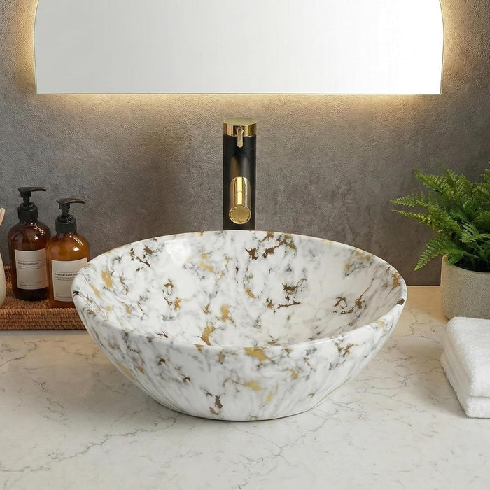 Premium Designer Table top/Counter top Wash Basin (16x13x5.5 In) BTT-1285-IN