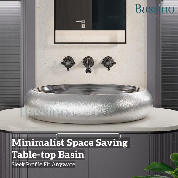 Premium Designer Table top/Counter top Wash Basin/Vessel sink (24x16x6 In) BTT-11273-IN