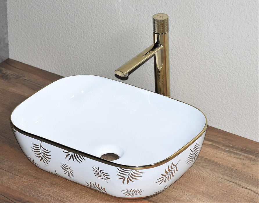 Premium Designer Table top/Counter top Wash Basin/Vessel sink (18x13x5.5 In) BTT-1105