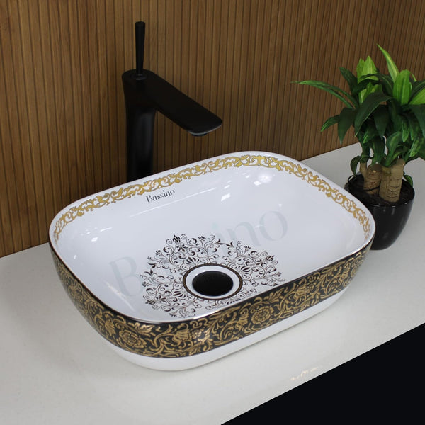 Premium Designer Table top/Counter top Wash Basin/Vessel sink (18x13x5.5 In) BTT-1022