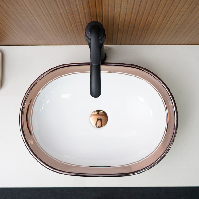Designer Table Top Basin (19 x 15 x 5 In),BTT-1273