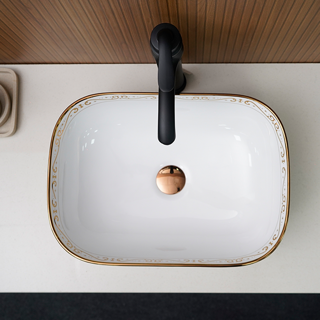 Designer Table Top Basin (18 x 13 x 5 In),BTT-11228-IN