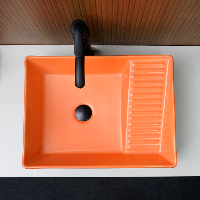 Designer Table Top Basin (20 x 15 x 6 In),BTT-1170