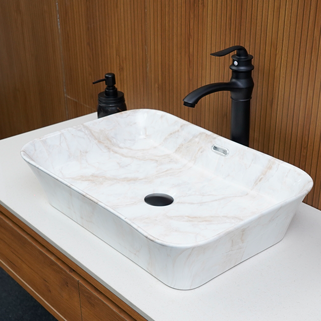 Designer Table Top Basin (22 x 15 x 5  in) BTT-958