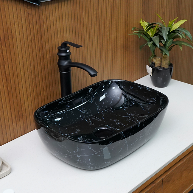 Designer Table Top Basin (18 x 14 x 5 In),BTT-11241-IN