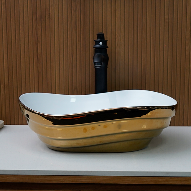 Designer Table Top Basin (18 x 14 x 6 In),BTT-1090