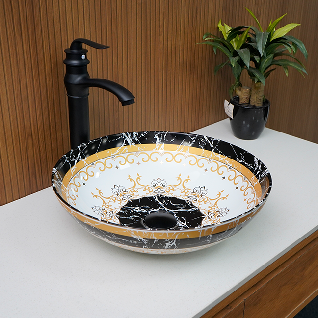 Designer Table Top Basin (16 x 16 x 5 In),BTT-1466
