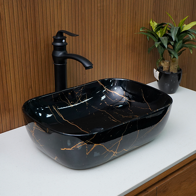 Designer Table Top Basin (18 x 13 x 6 In),BTT-11006-IN