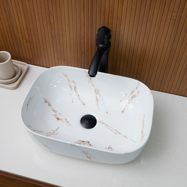 Designer Table Top Basin (18 x 14 x 5 In),BTT-11238-IN