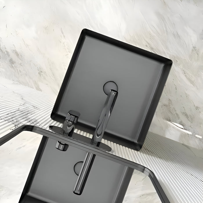 Metal Pedestal Wash Basin,size-15x15x33 Inch