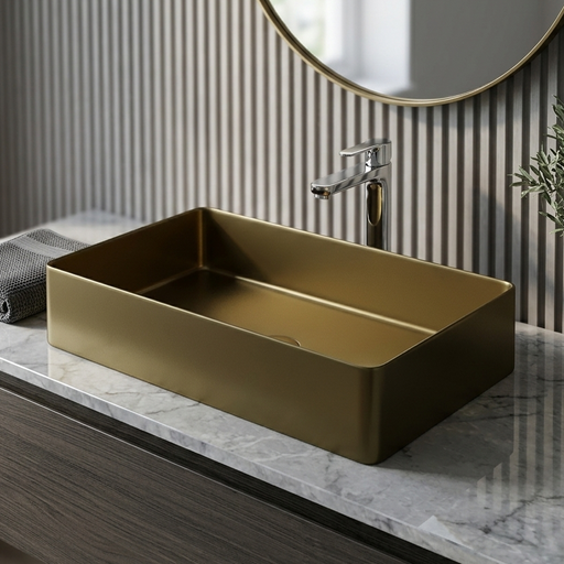 Antique Rectangle Stainless Steel Wash Basin