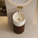Artificial Stone Pedestal Wash Basin