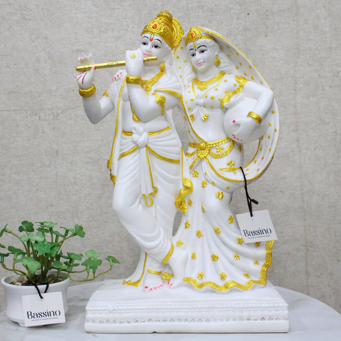 Radha Krishna idol/statue for home and office,table top decor item,Hindu Religious Statue,