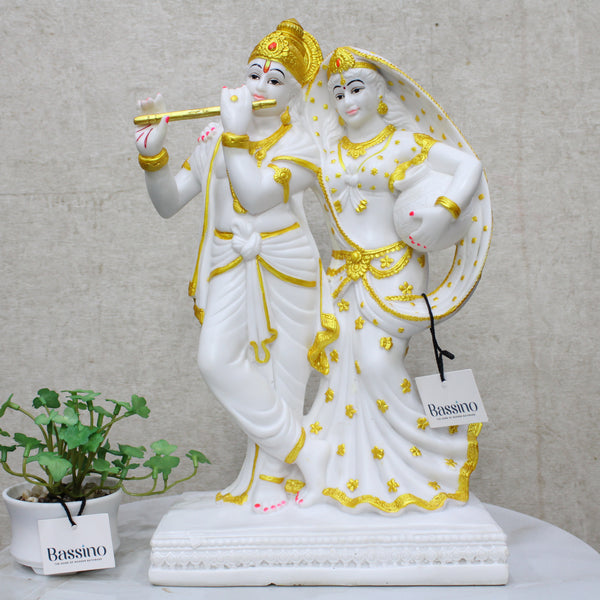 Radha Krishna idol/statue for home and office,table top decor item,Hindu Religious Statue,