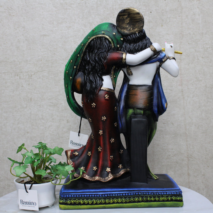 Radha Krishna idol/statue for home and office,table top decor item,Hindu Religious Statue,