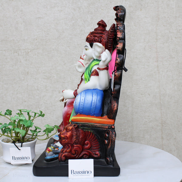 Lord Ganesha idol/statue for home and office,table top decor item,Lalbagh Ganesha,Hindu Religious Statue,