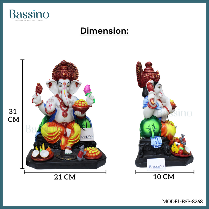 Lord Ganesha idol/statue for home and office,table top decor item,Hindu Religious Statue