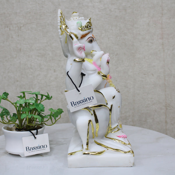 Lord Ganesha multicolor idol/statue for home and office,table top decor item,Hindu Religious Statue