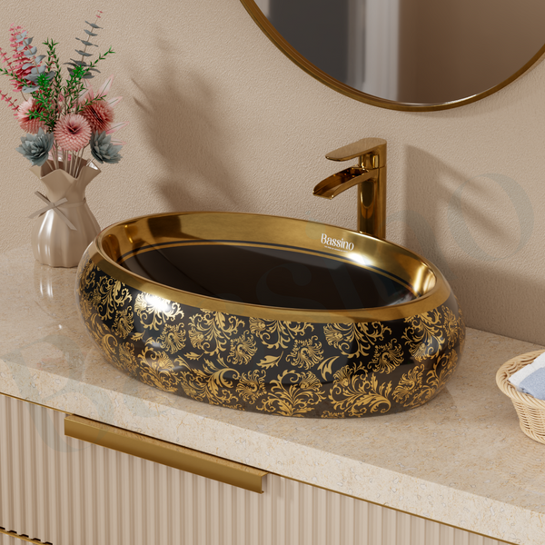Premium Designer Table top/Counter top Wash Basin/Vessel sink (24x16x6 In)BTT-1003