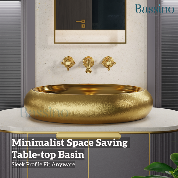 Premium Designer Table Top Wash Basin (24x16x6 In) BTT-1218