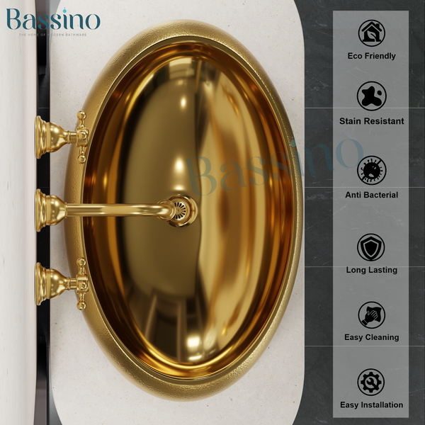Premium Designer Table Top Wash Basin (24x16x6 In) BTT-1218