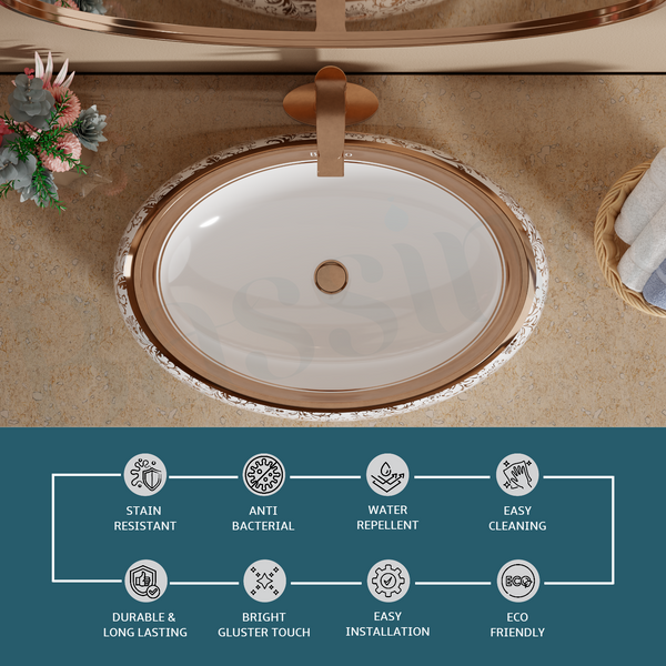 Premium Designer Table top Wash Basin (24x16x6 In) BTT-1225