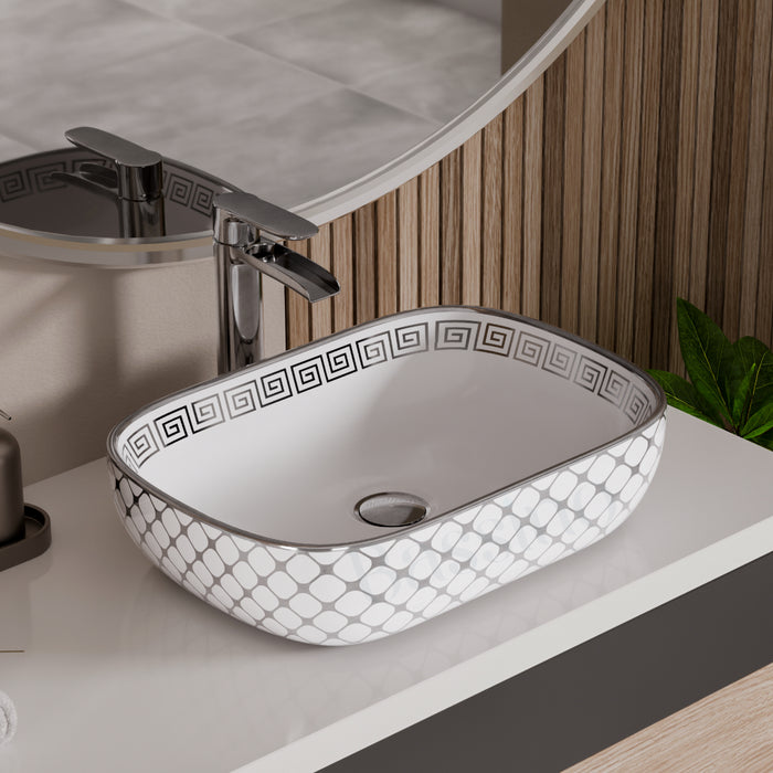 Premium Designer Table top/Counter top Wash Basin/Vessel sink (18x13x5.5 In) BTT-1404