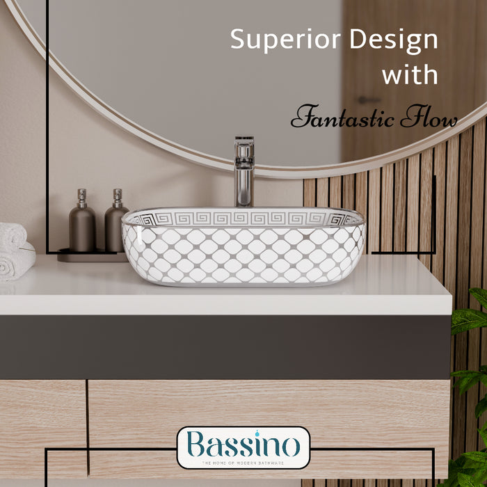 Premium Designer Table top/Counter top Wash Basin/Vessel sink (18x13x5.5 In) BTT-1404