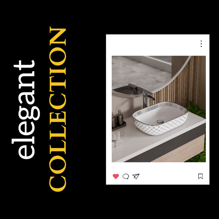 Premium Designer Table top/Counter top Wash Basin/Vessel sink (18x13x5.5 In) BTT-1404