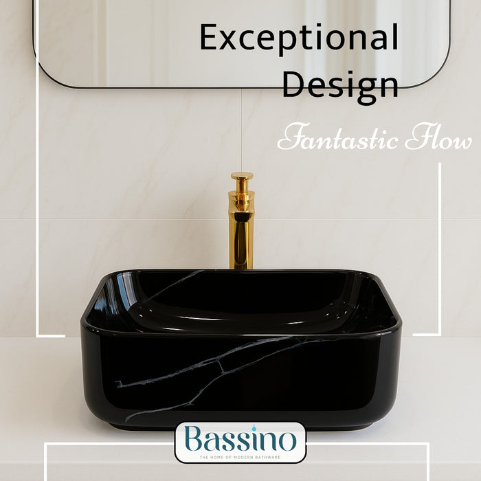 Premium Designer Table top/Counter top Wash Basin/Vessel sink (16x12x6 In) BTT-660-IN