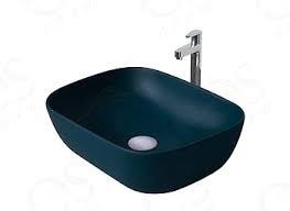 BASSINO Art Wash Basin Countertop, Tabletop Ceramic Bathroom Sink/Basin (455X325X145)