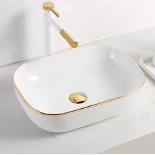 Premium Designer Table top/Counter top Wash Basin/Vessel sink (18x13x5.5 In) BTT-573-IN