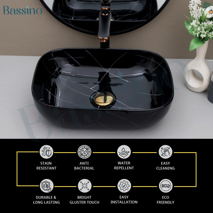 Designer Table Top Basin (18x13x6 In) BTT-842-IN