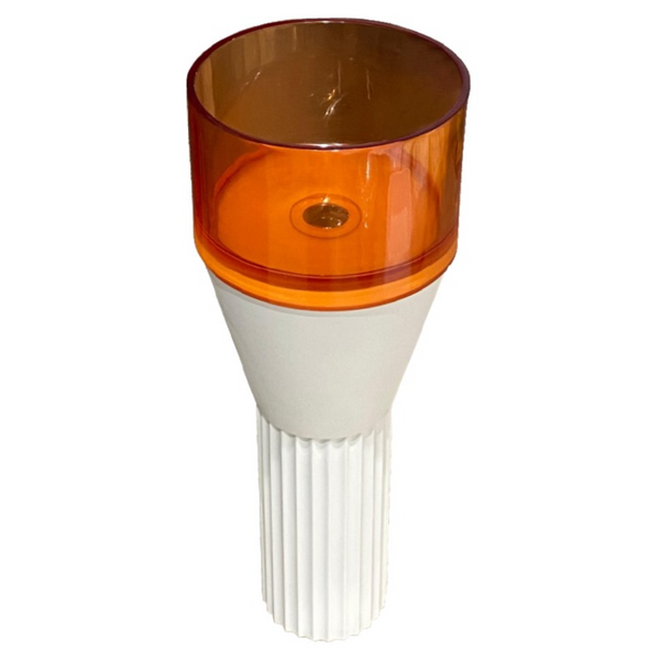 Resin Pedestal Wash Basin,size-15x15x36 Inch- SULIT- 42. 7105