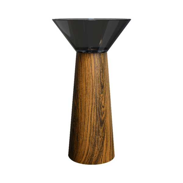 Resin Pedestal Wash Basin,size-19.5x19.5x36 Inch Wooden
