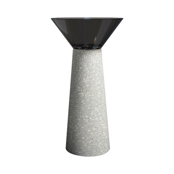 Resin Pedestal Wash Basin,size-19.5x19.5x36 Inch Terazzo