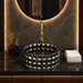 Bassino 12" Luxury Crystal Cut Glass Countertop Wash Basin