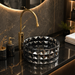 Bassino 12" Luxury Crystal Cut Glass Countertop Wash Basin