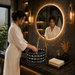 Bassino 12" Luxury Crystal Cut Glass Countertop Wash Basin