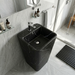 Bassino 15.7" Black Marble Pedestal Basin