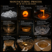 Bassino 16" Luxury Crystal Cut Glass Countertop Wash Basin 