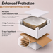 Bassino 16" x 12" Luxury Rectangular Countertop Wash Basin