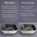Bassino 20" Black & White Marble Effect Ceramic Countertop Wash Basin 