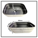Bassino 20" Black & White Marble Effect Ceramic Countertop Wash Basin 
