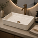 Bassino Fluted Matte Marble Table Top Wash Basin 