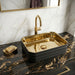 Bassino Luxury Gold Finish Countertop Wash Basin 
