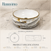 Bassino Luxury White & Gold Marble Countertop Wash Basin 
