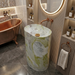 Bassino Marble Effect Pedestal Basin