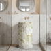 Bassino Marble Effect Pedestal Basin