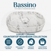 Bassino Marble Finish Ceramic Countertop Wash Basin 